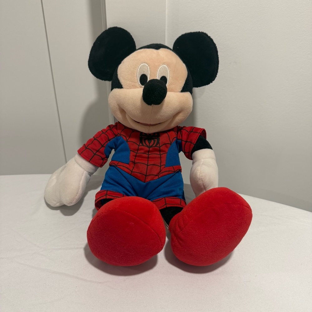 Mickey Mouse Spider Man Plush
